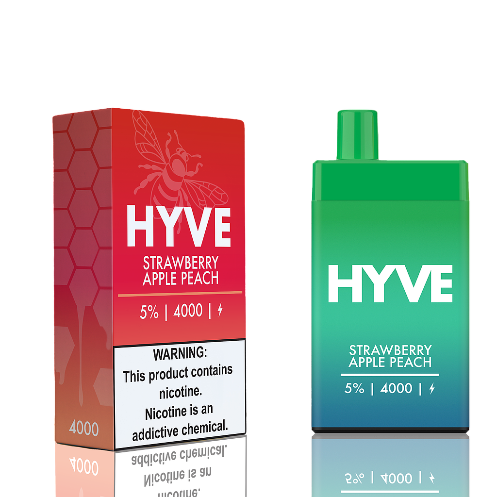 HYVE Disposables - Strawberry Apple Peach 4000